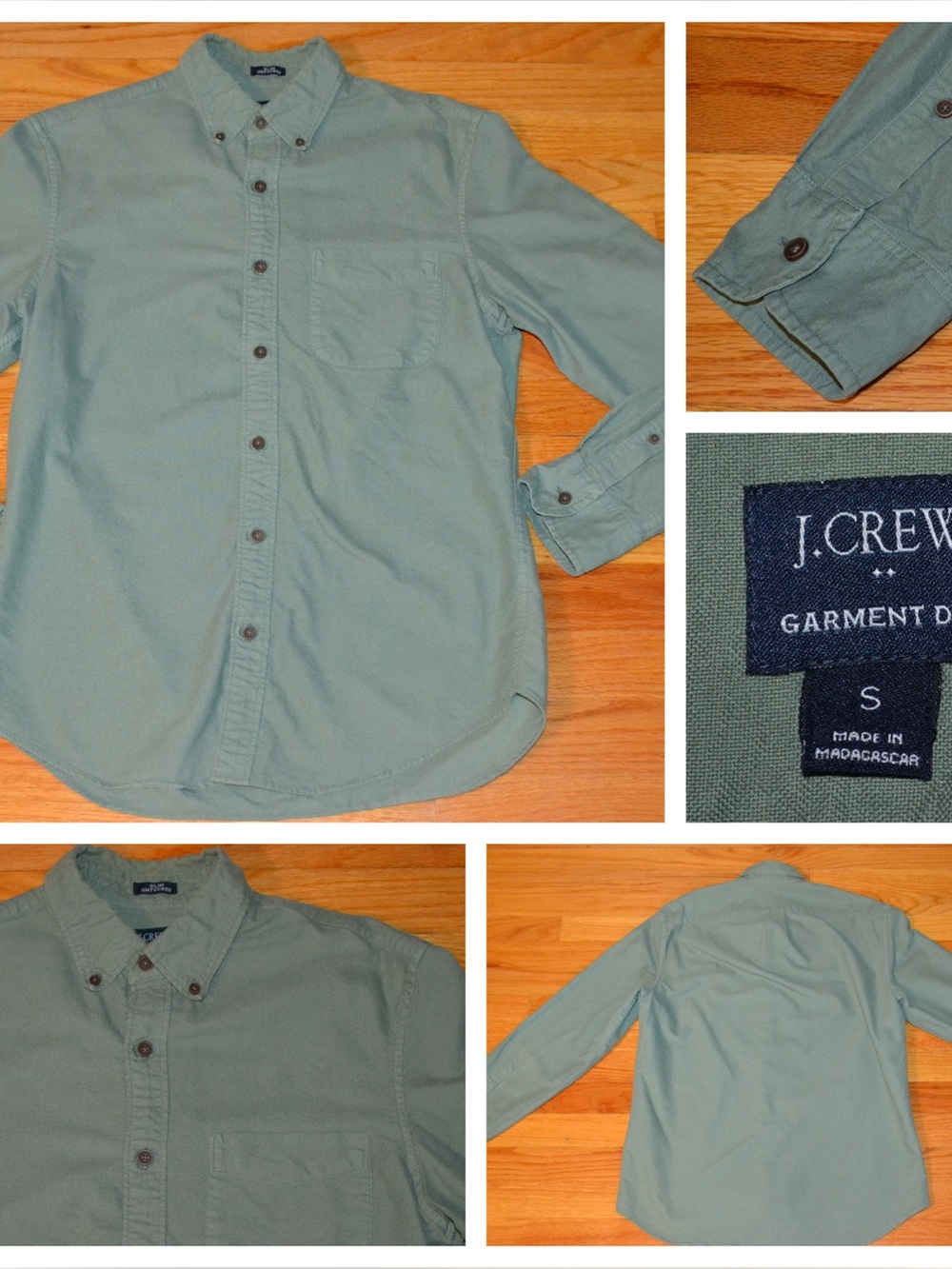 Men’s J Crew long-sleeve button down, size small